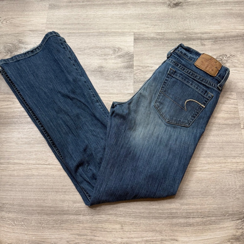 American Eagle Outfitters Womens Jeans Bootcut Stretch Medium Wash Size‎ 6 Reg